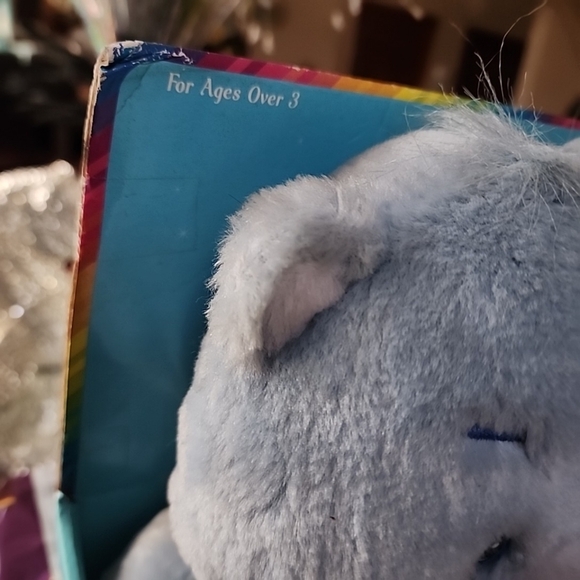 Vintage 2002 Care Bear Love-a-Lot Plush Bundle w/ VHS Tapes & Keychains - Picture 10 of 16